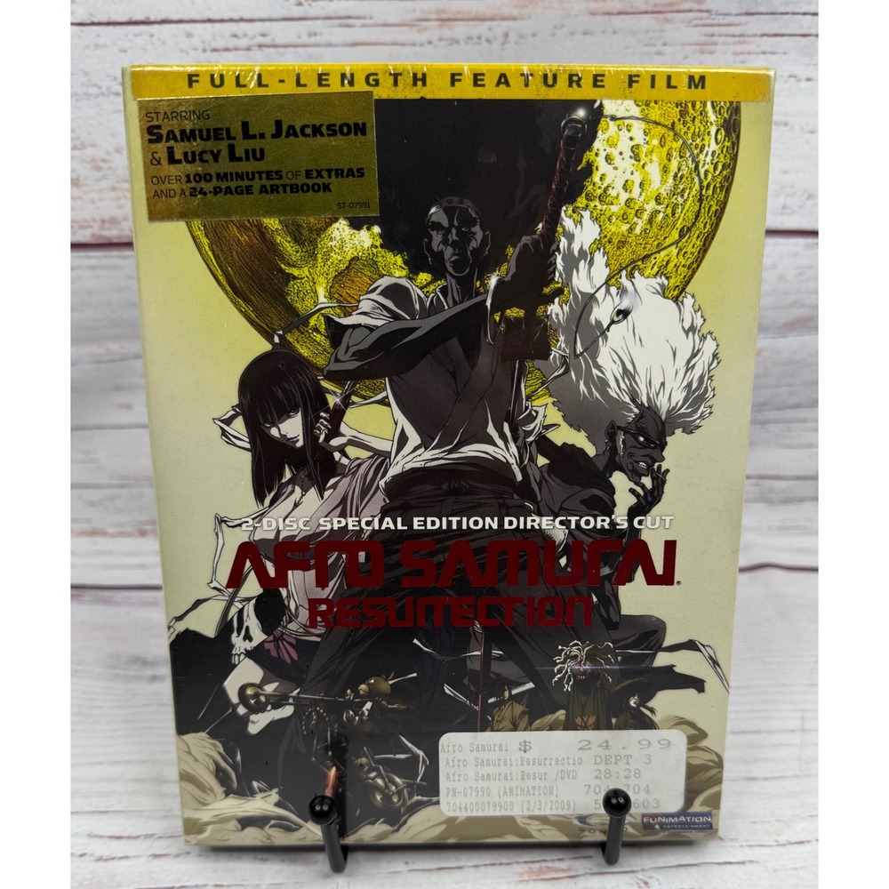 Afro Samurai: Resurrection (2008) Director's Cut DVD – Funimation Anime
